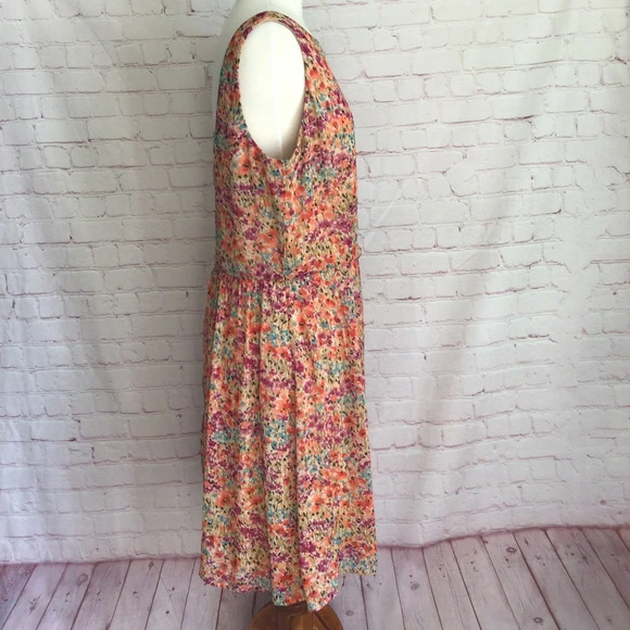 Ronni Nicole Floral Sleeveless Dress - Size 14 - Picture 4 of 9